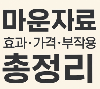 마운자로 효과 가격 총정리