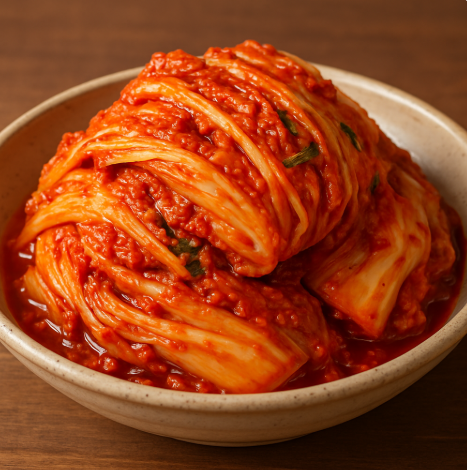 장건강 발효식품인 김치