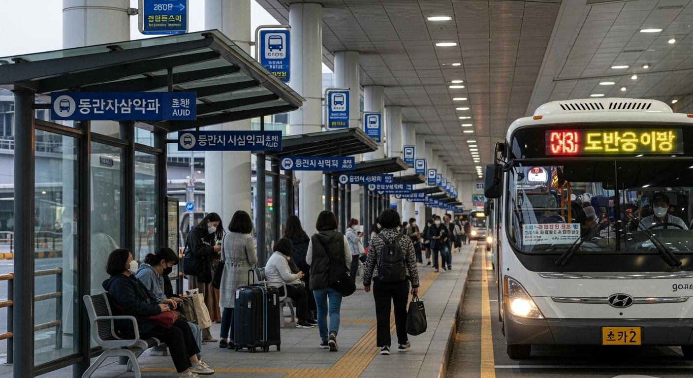 김포공항 버스 정류장