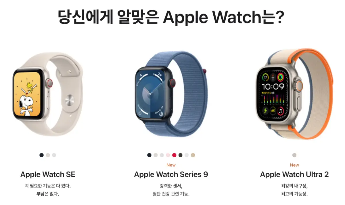 애플워치-구매가이드
