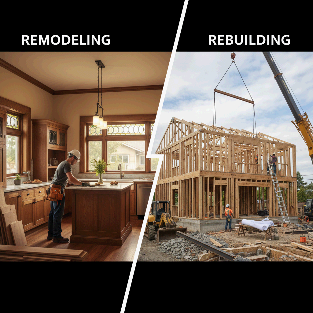 노후주택 리모델링 vs 재건축의 차이