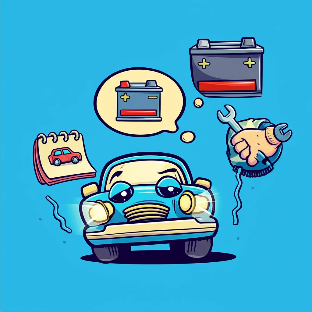 자동차 배터리 방전 시 점프 스타트 ..