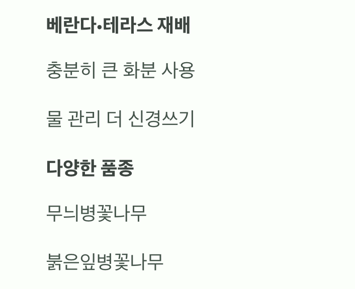 정원이 없어도 괜찮아요