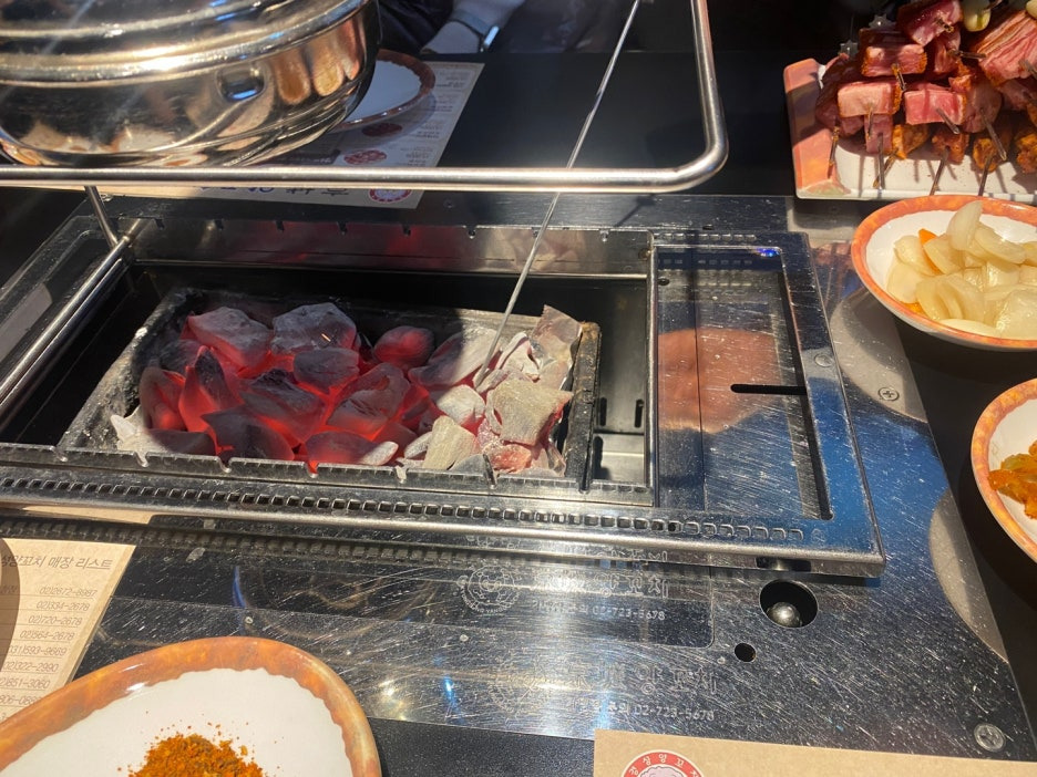 양꼬치 참숯