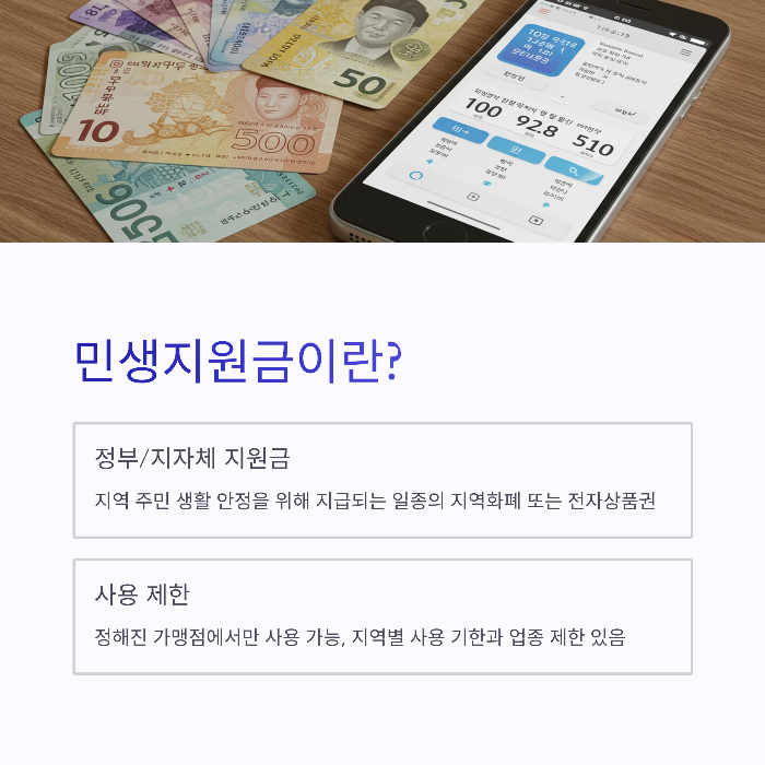 민생지원금 배달 사용처