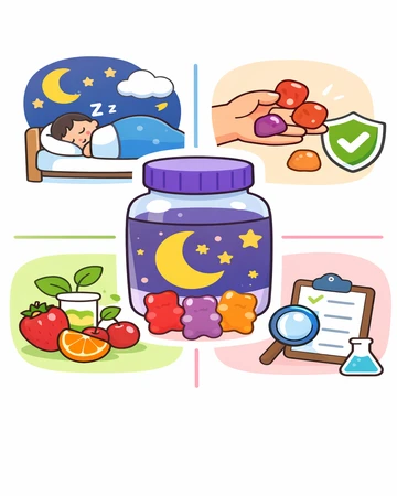 멜라토닌 젤리 수면 리듬 관리 도움17