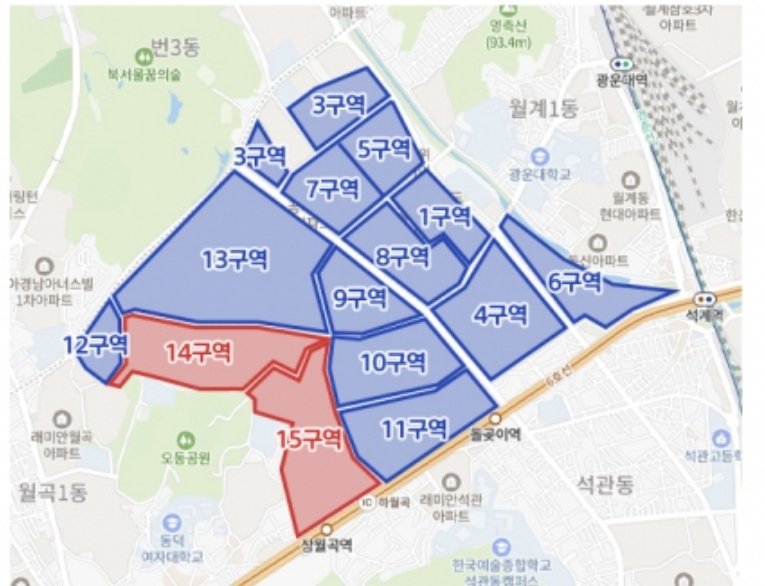 장위뉴타운지도