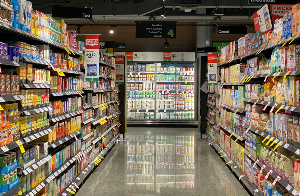 마트 진열장