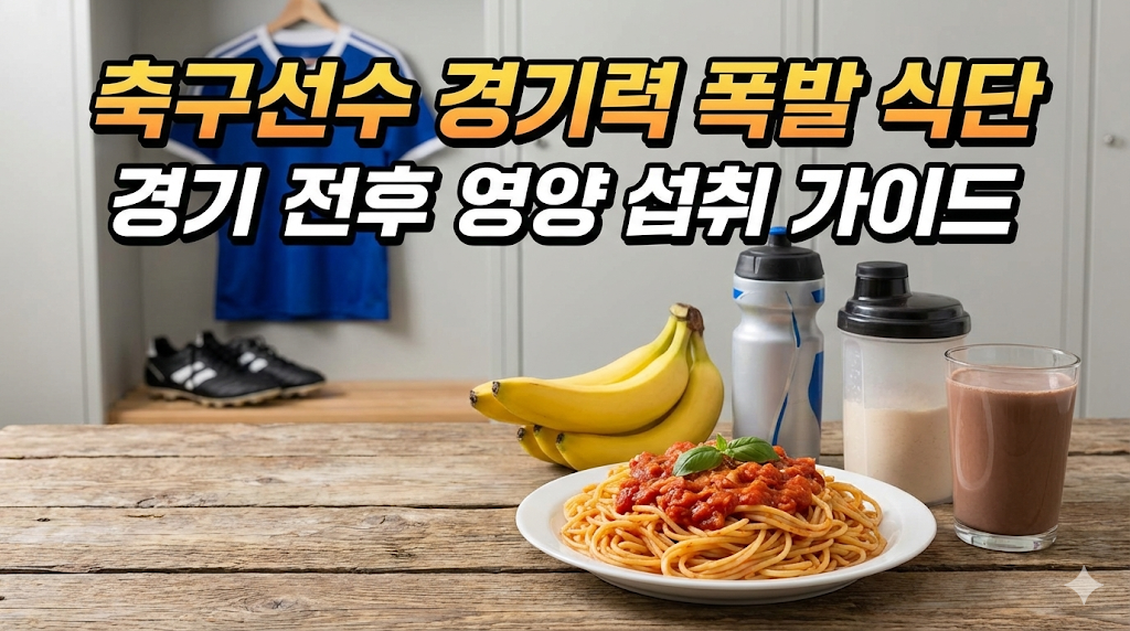 경기 전후 영양 섭취 가이드 사진