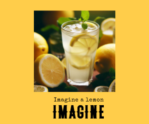 레몬을 상상해보세요