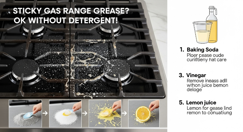 [그거아세요?] 끈적이는 가스레인지 기름때? 손쉽게 제거