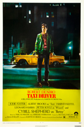이 글에서 소개하고 있는 영화 '택시 드라이버'의 포스터입니다.