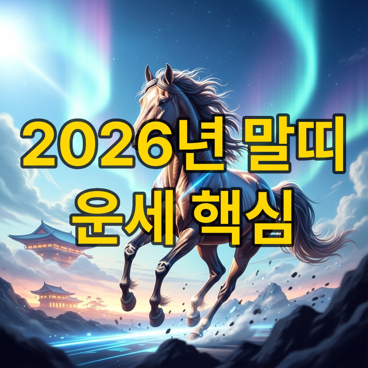 2026년 말띠 운세