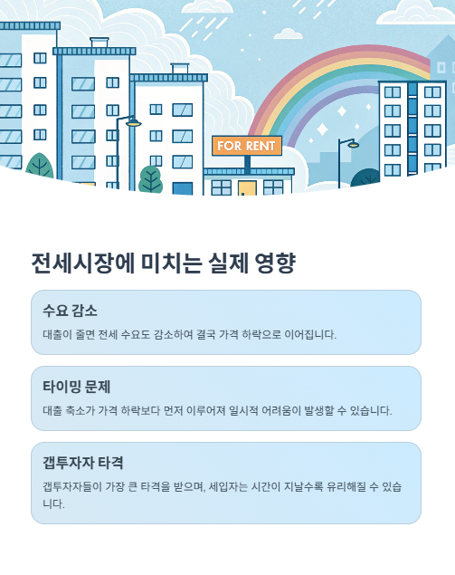 전세시장에 미치는 실제 영향