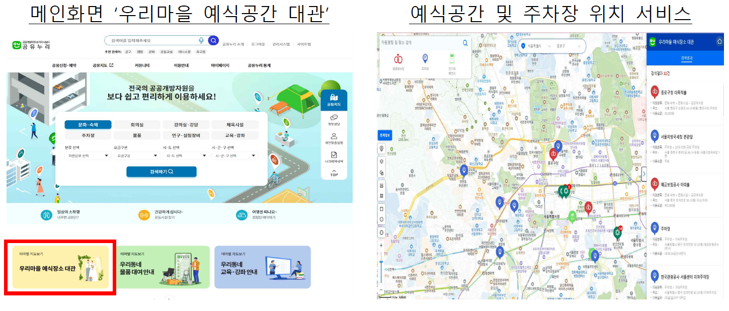 공유누리 사이트 신청 방법