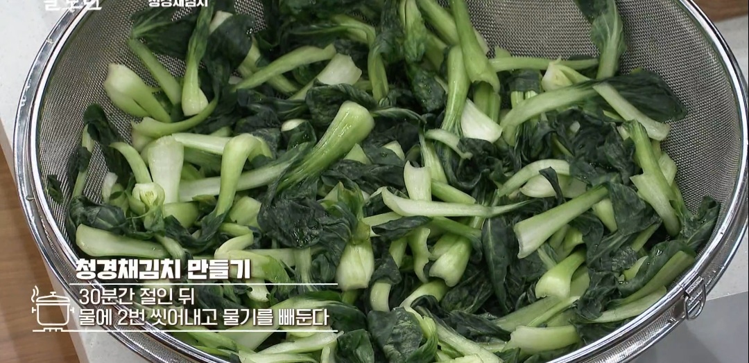청경채김치 만드는법