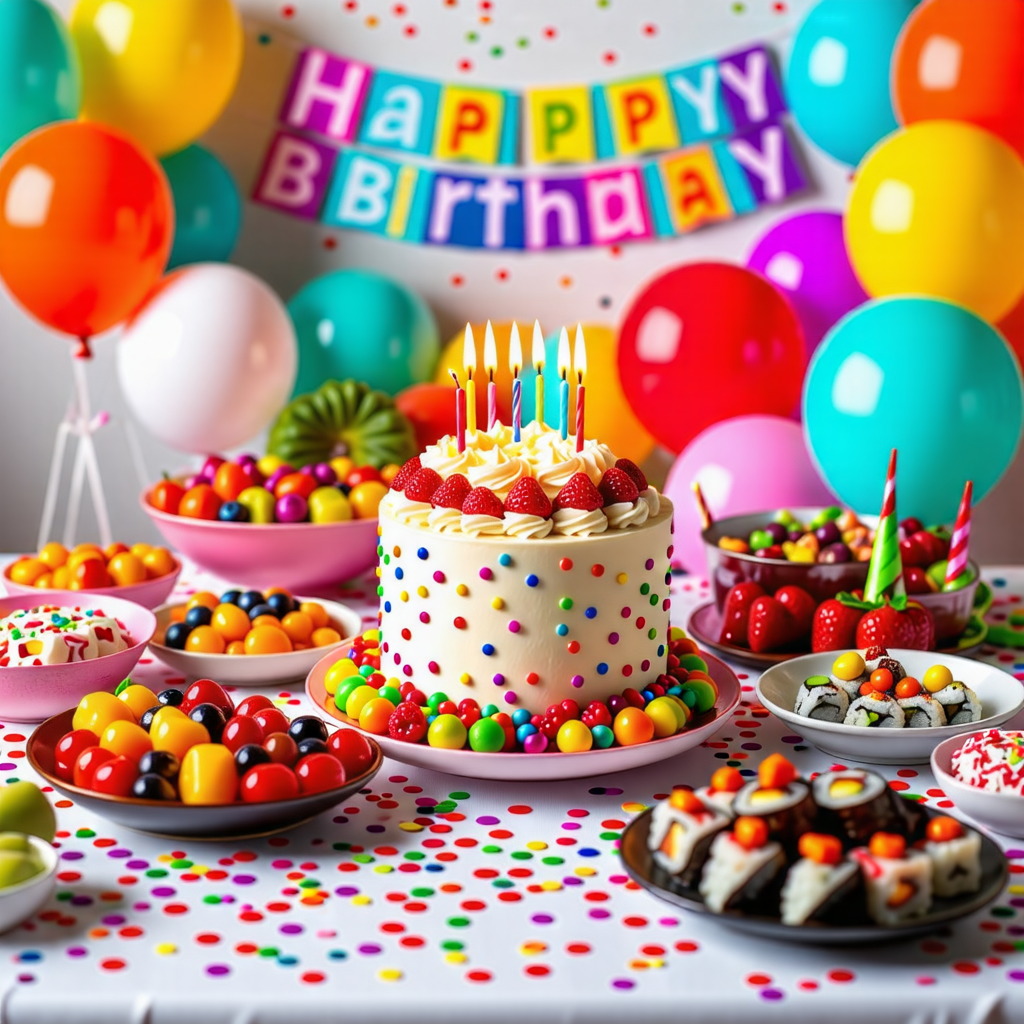 생일상차림 음식