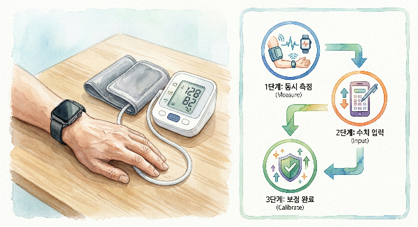 스마트워치 혈압 측정과 보정