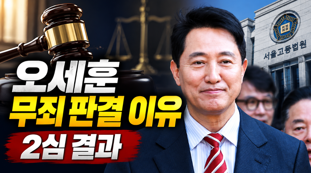 오세훈 무죄 판결 이유|2심 결과