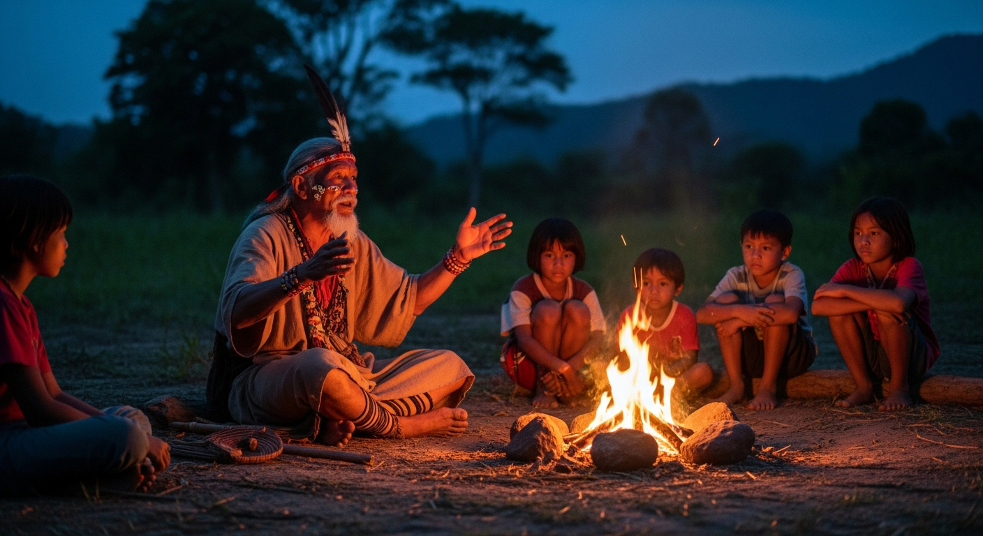 문자 이전의 언어 소리 없이 전해지던 구술 문화의 기록법
