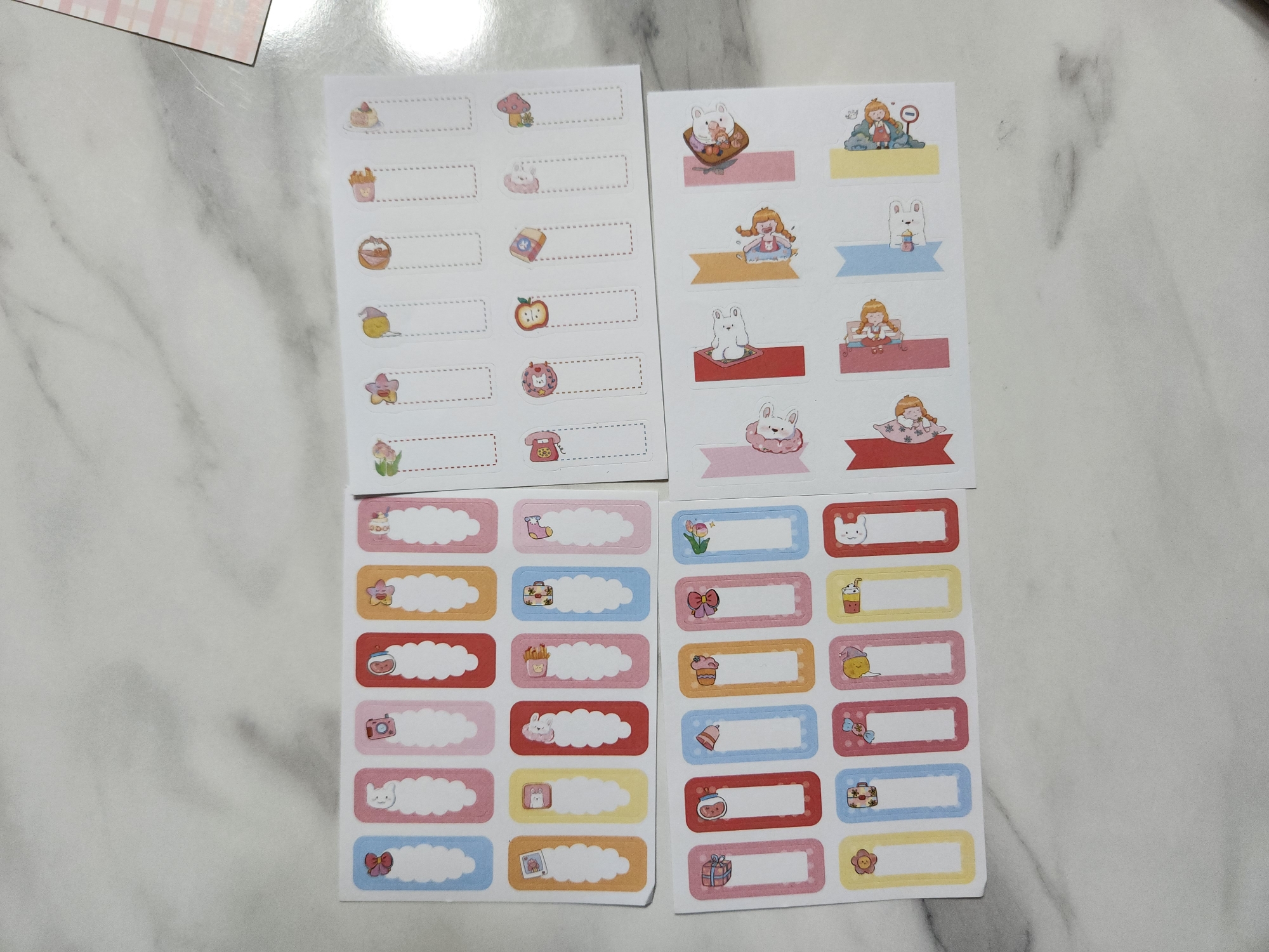 다이어리 꾸미기 세트 초등여아 선물 너무 좋아해요