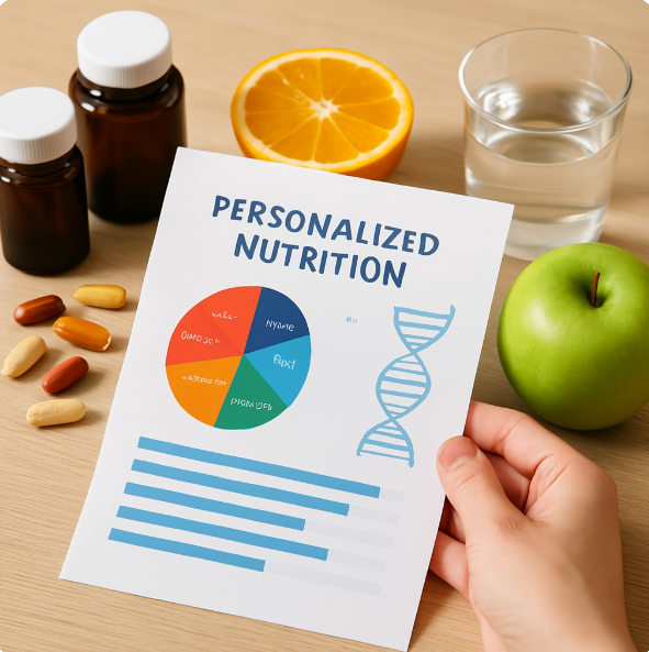 개인 맞춤 영양제 이미지