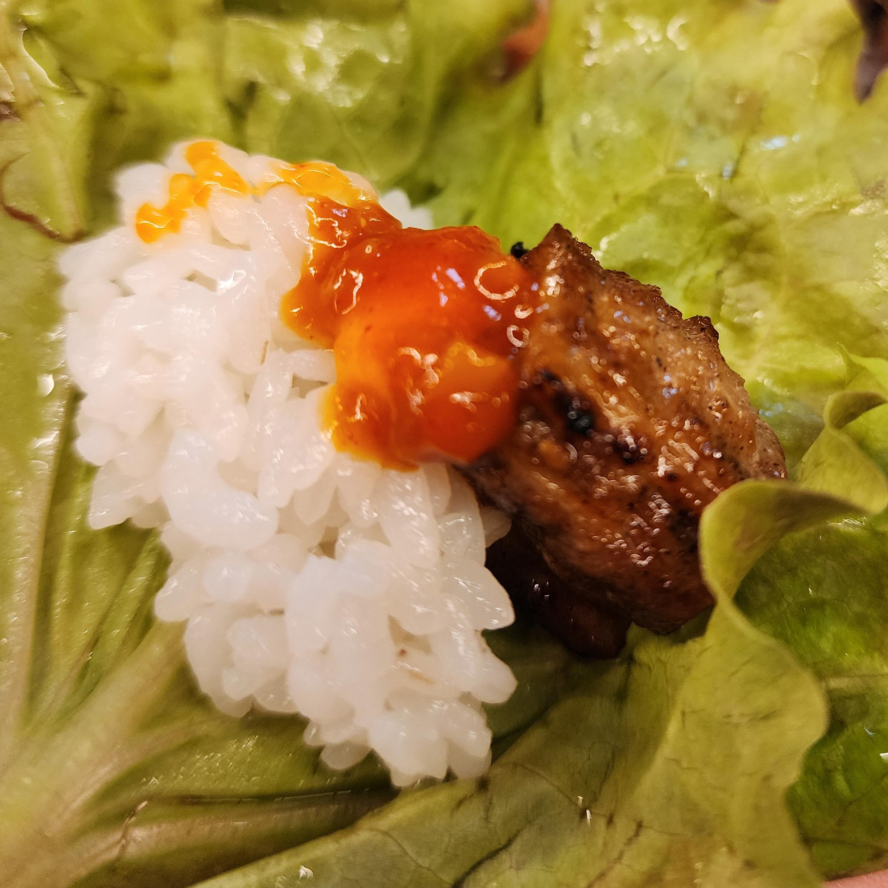 부산 갈비가 참 맛있다 쌈밥