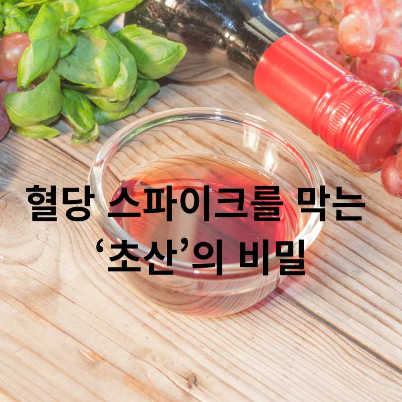 레드와인비니거, 당뇨를 다스리는 붉은 비밀?