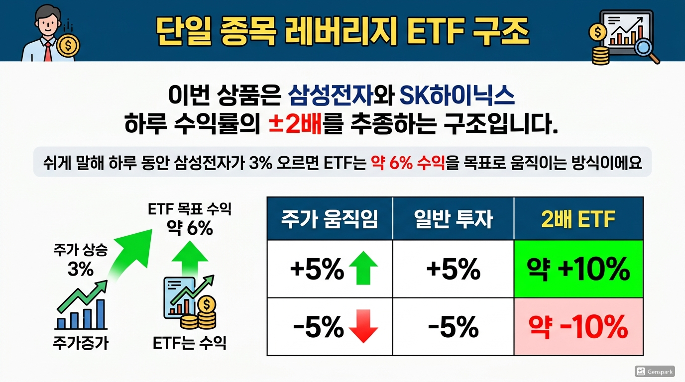 단일 종목 레버리지 ETF 구조
