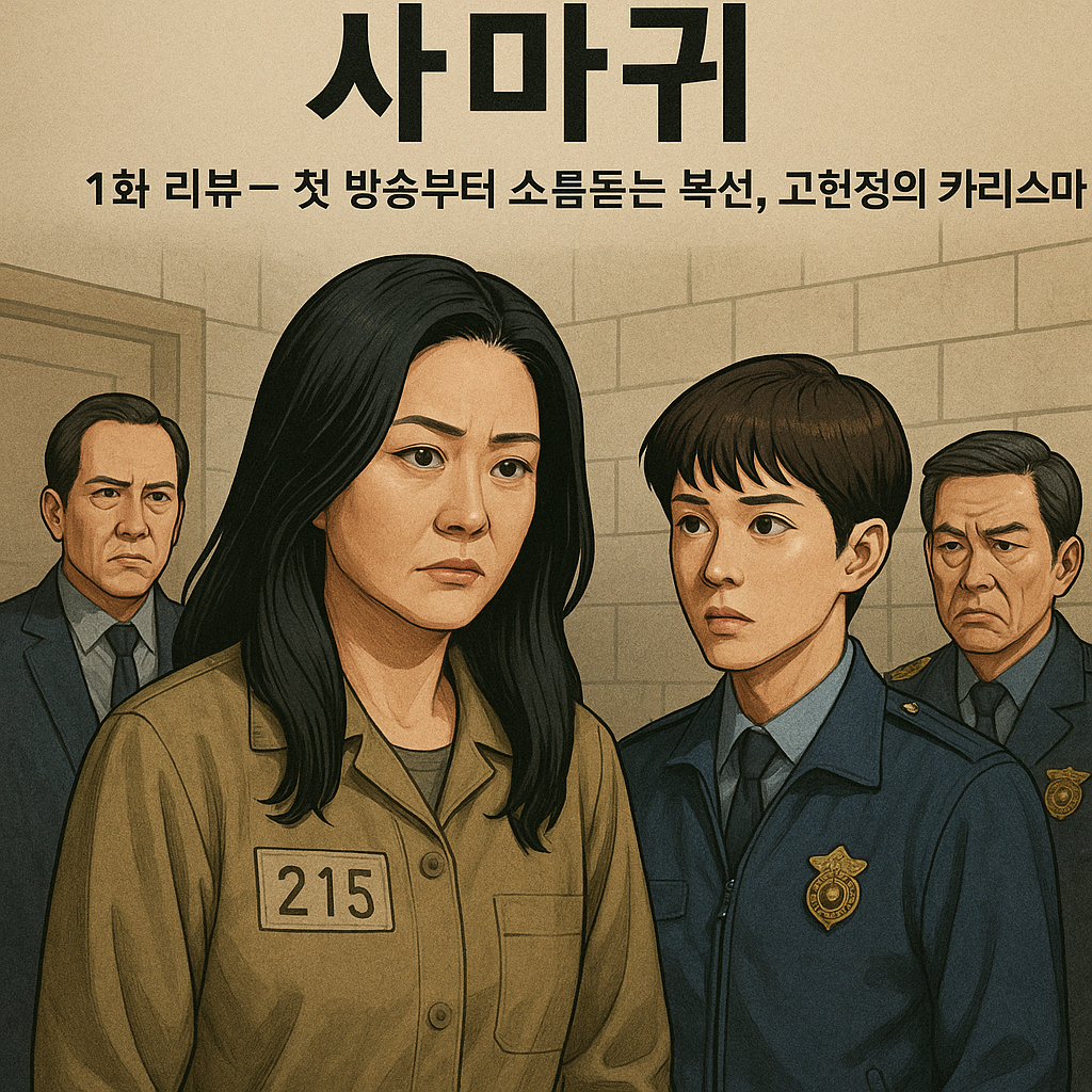 사마귀 1화 리뷰 - 소름돋는 복선