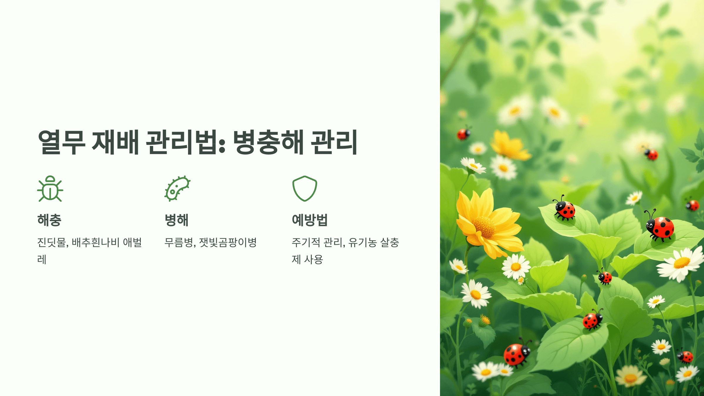 열무 사진입니다.