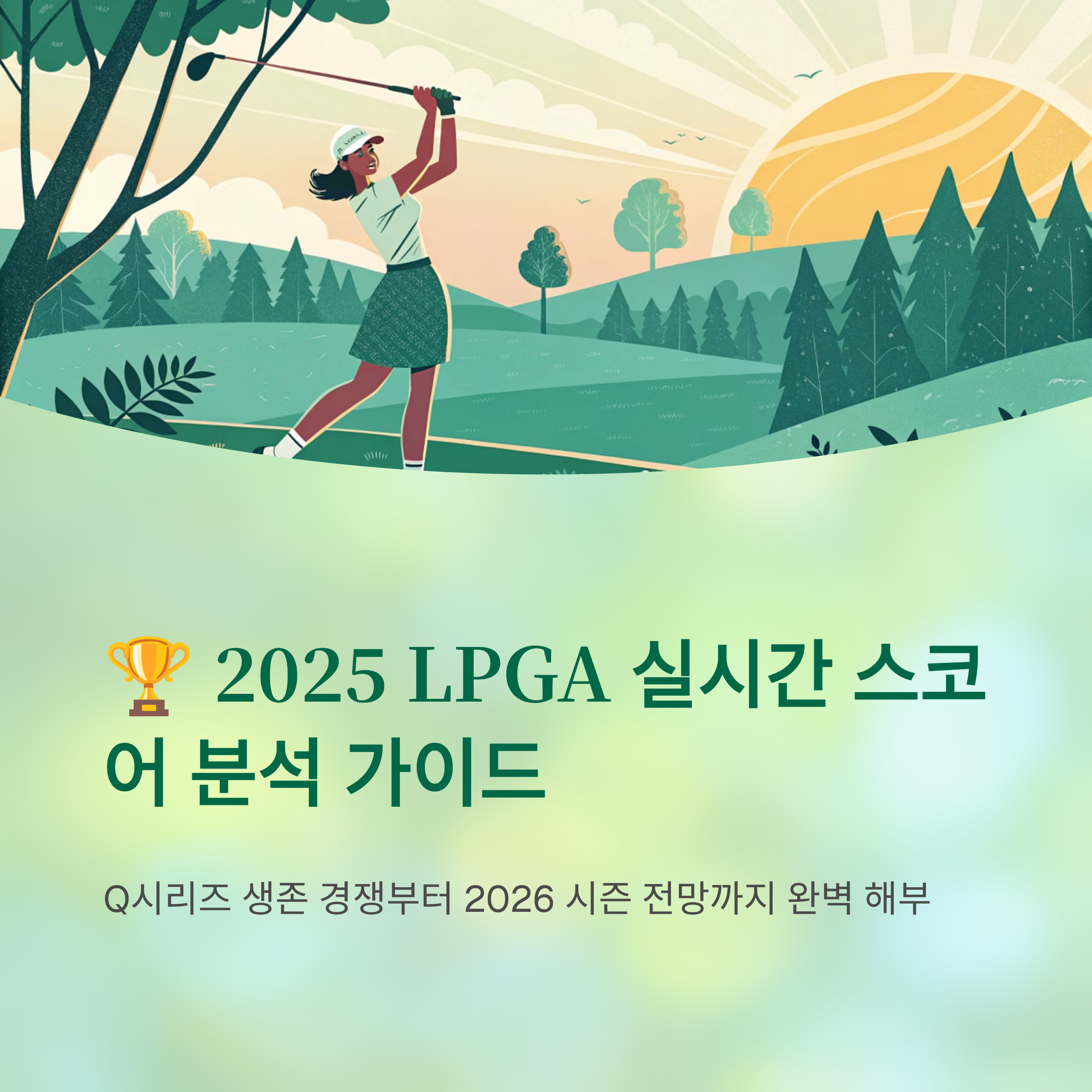 lpga 실시간 스코어 알아보기