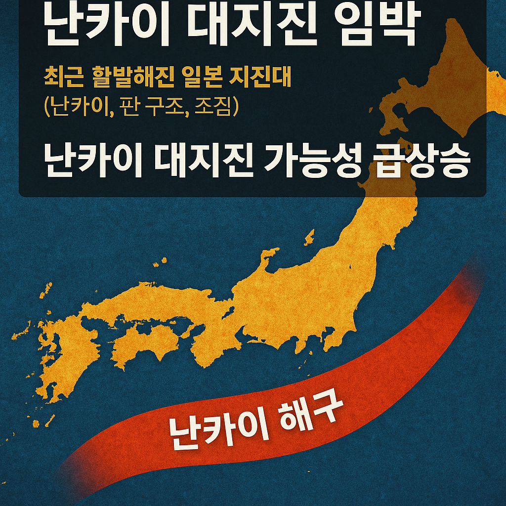 난카이 대지진 판구조