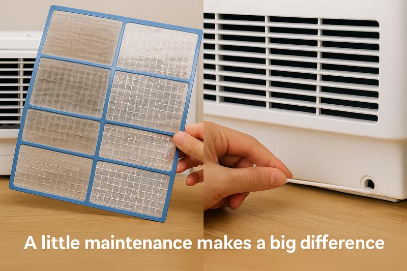 창문형 에어컨 물이 새는 진짜 이유