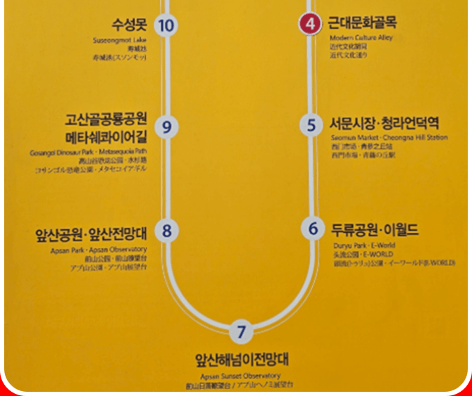 대구 시티투어버스 코스