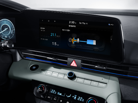 아반떼하이브리드 엔진 및 연비