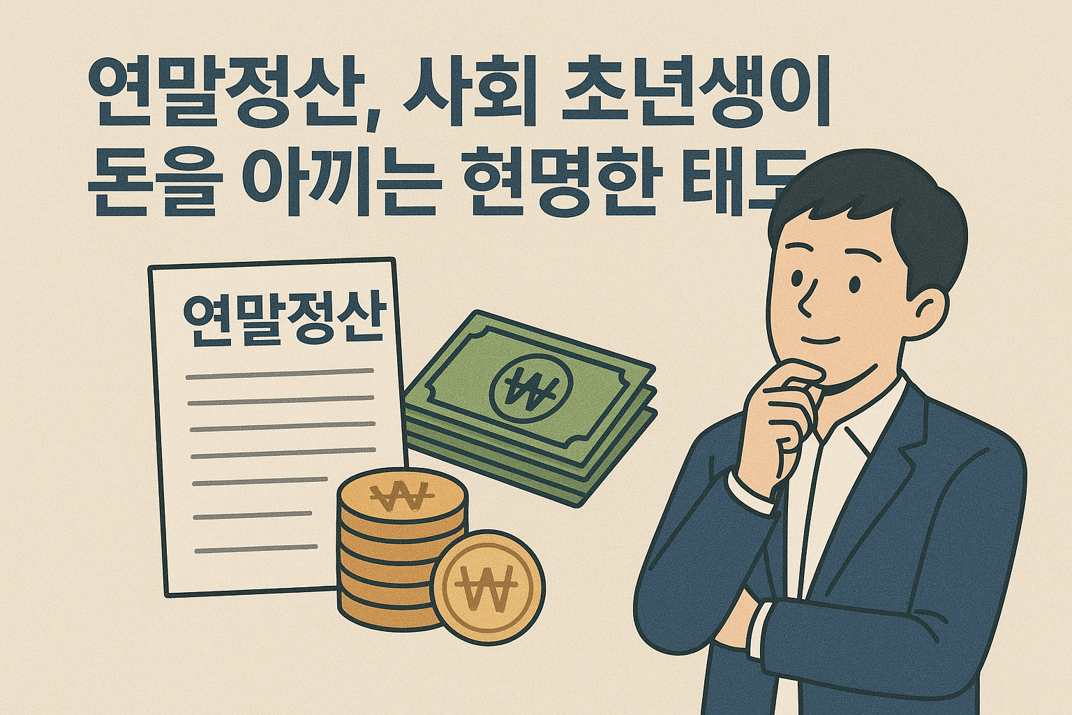연말정산, MZ세대 사회 초년생이 돈을 아끼는 현명한 태도
