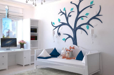 예쁘게 꾸며진 아이 방