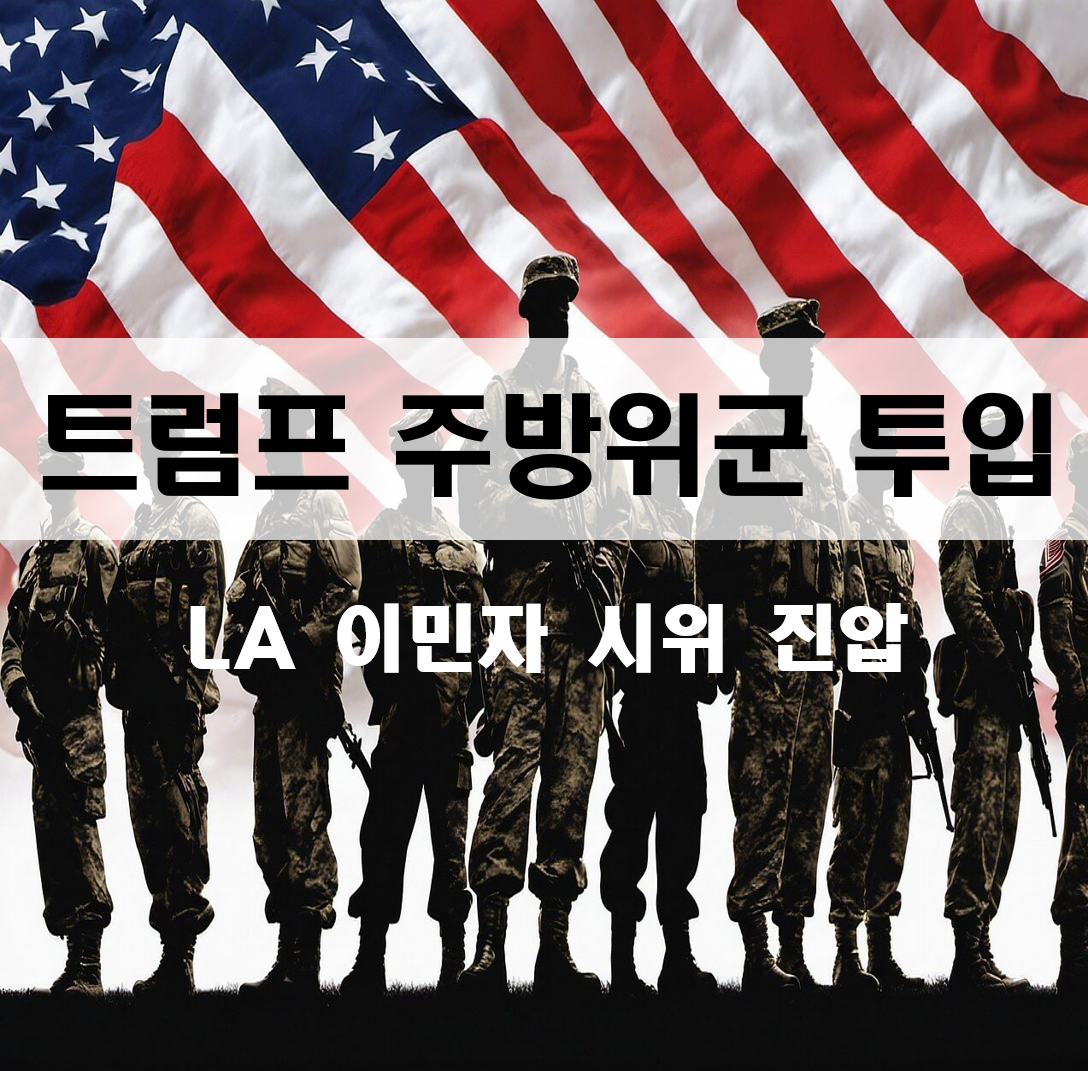 트럼프, LA 시위 진압 위해 주방위군 투입