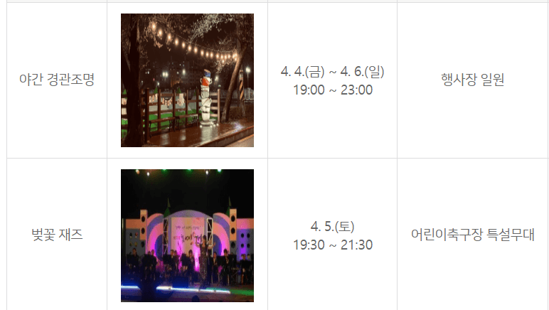 2025 정읍 벚꽃축제 총정리