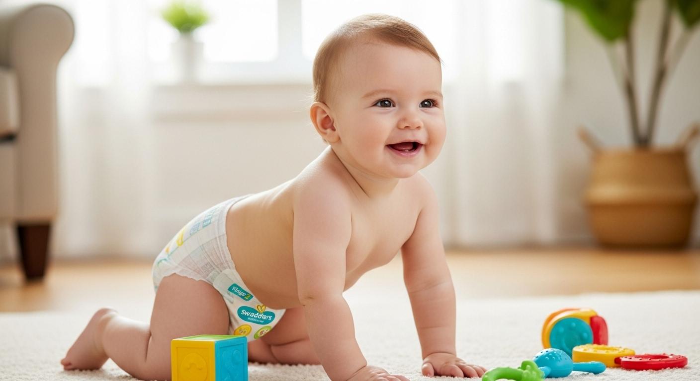 팸퍼스 기저귀 2단계