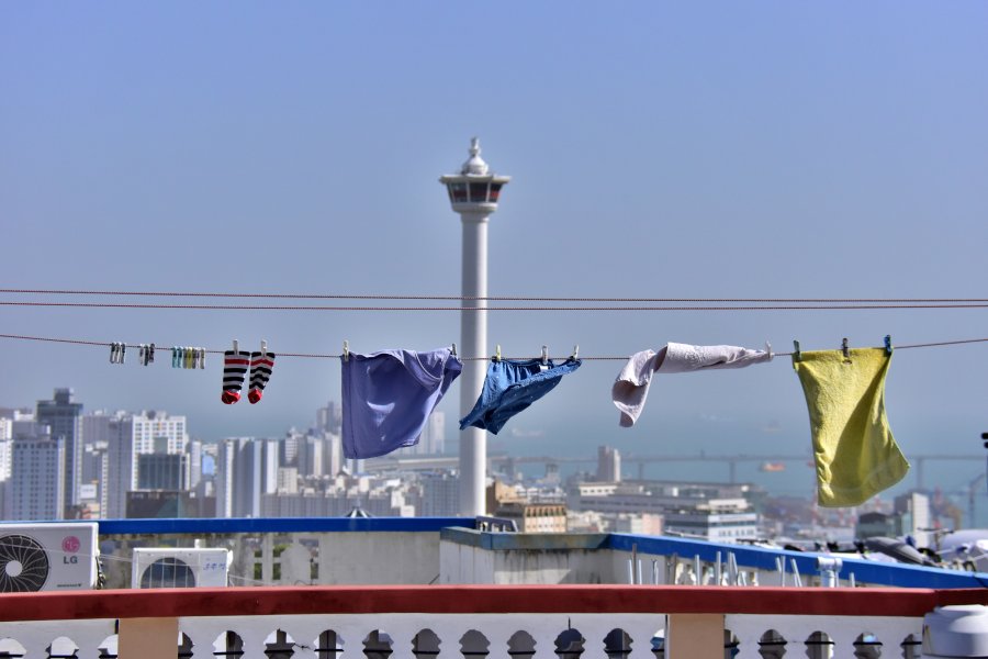 대청동 색채마을에서 바라본 부산타워