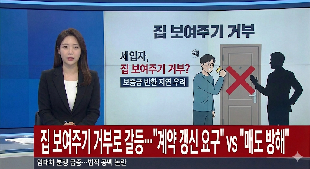 집 보여주기 거부