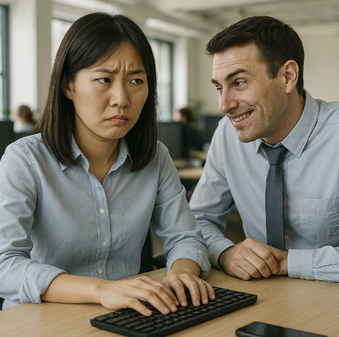 불편한 직장 동료와 관계 유지