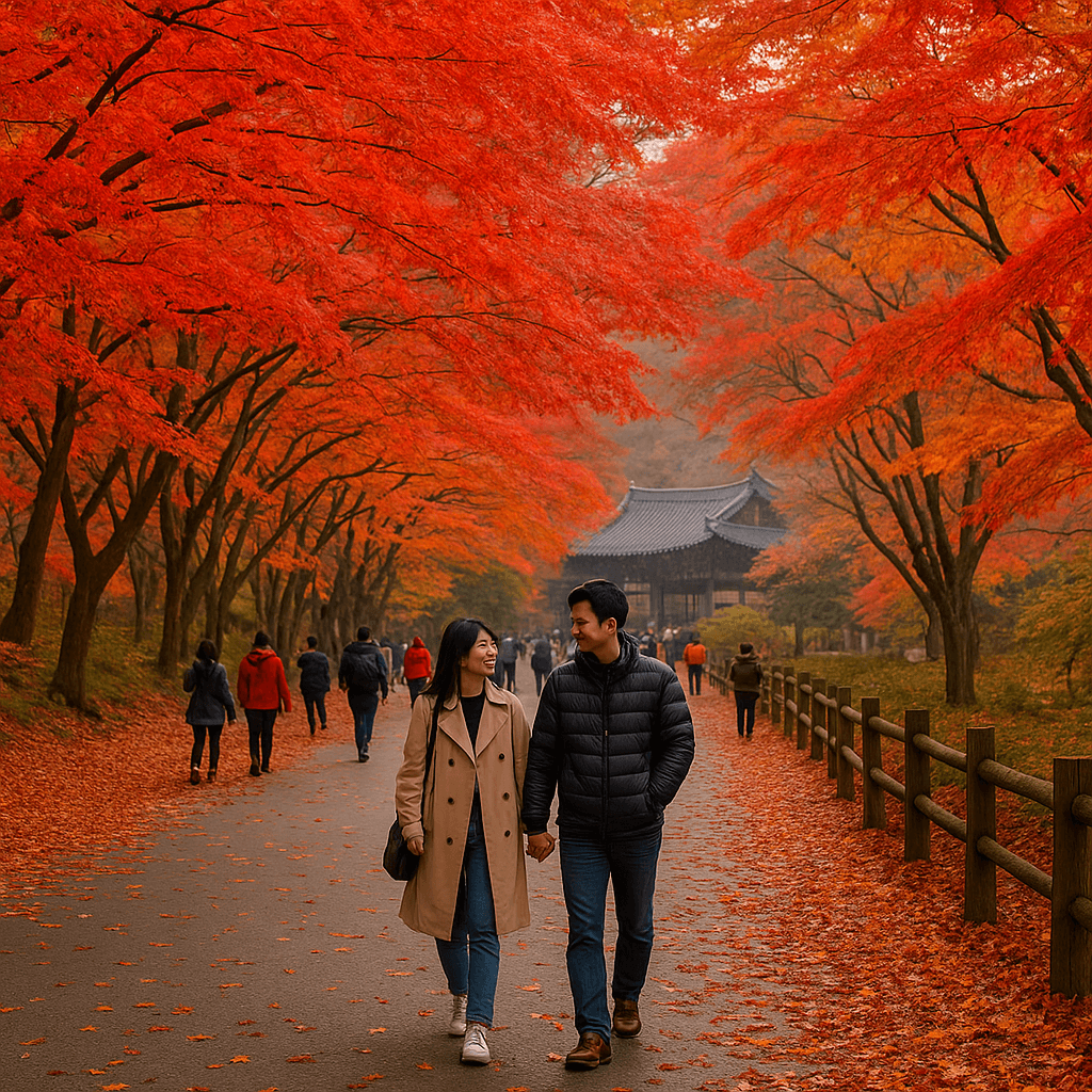정읍 내장산 단풍 축제에서 만나는 한국 가을의 절정