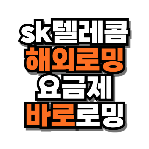 sk텔레콤 해외로밍 요금제 바로로밍