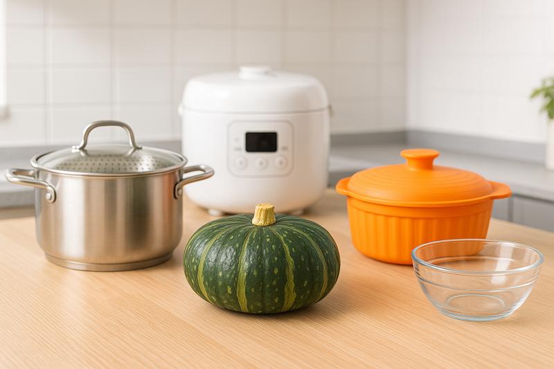 조리기구별 단호박 찌는 여러 방법 