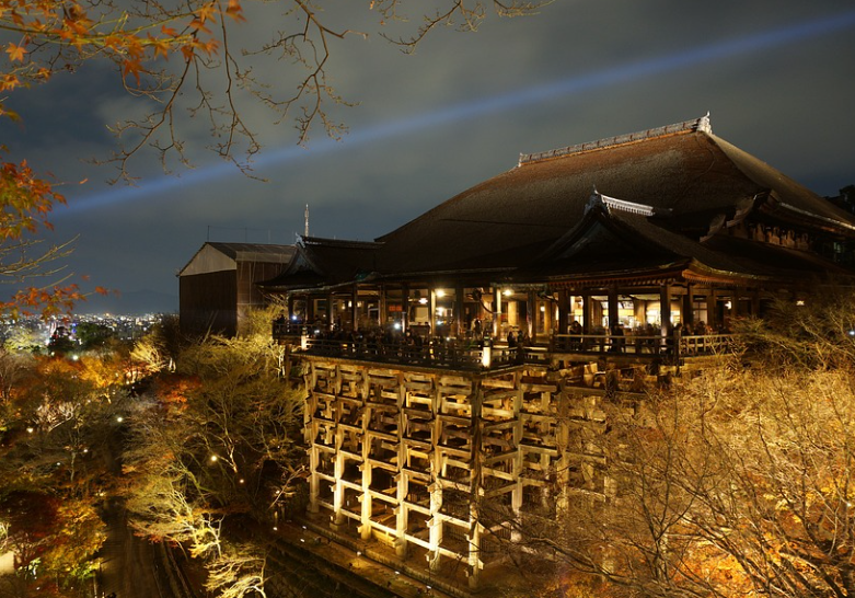 일본 교토 청수사 야경