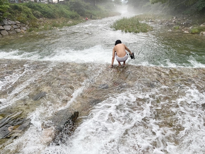 문경계곡-다이빙전