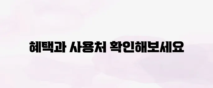 기후동행카드 신청방법｜대상자, 혜택, 사용처 한눈에 보기